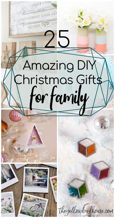 diy christmas gifts for family members